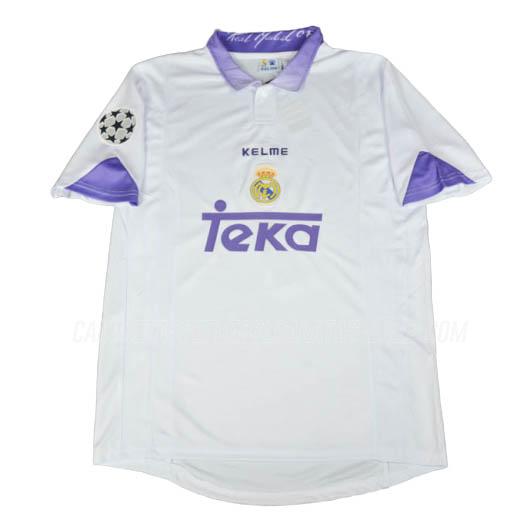 camiseta retro de la 1ª equipación real madrid 1996-1997