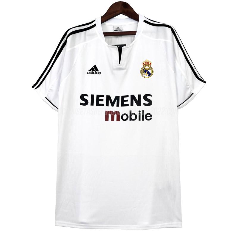 camiseta retro de la 1ª equipación real madrid 2003-2004