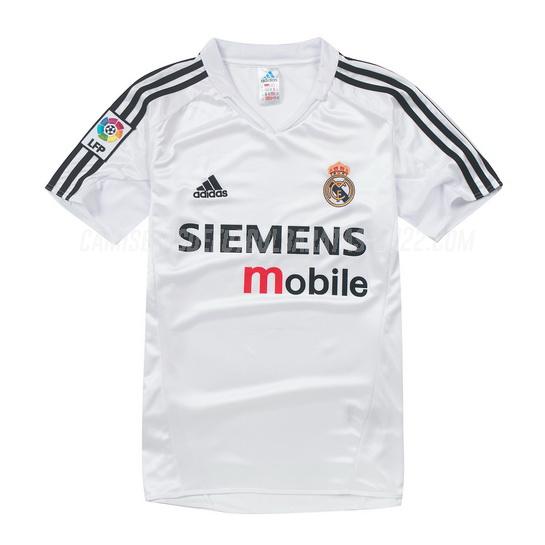 camiseta retro de la 1ª equipación real madrid 2004-2005