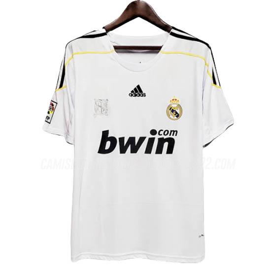 camiseta retro de la 1ª equipación real madrid 2009-2010