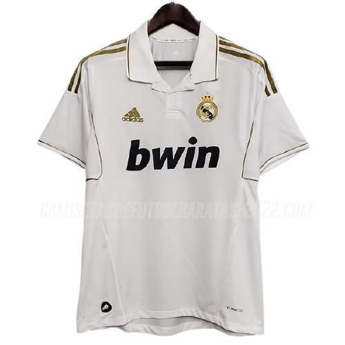 camiseta retro de la 1ª equipación real madrid 2011-2012