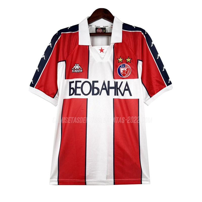 camiseta retro de la 1ª equipación red star belgrade 1995-97