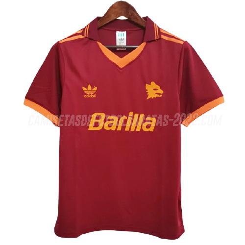 camiseta retro de la 1ª equipación roma 1991-93