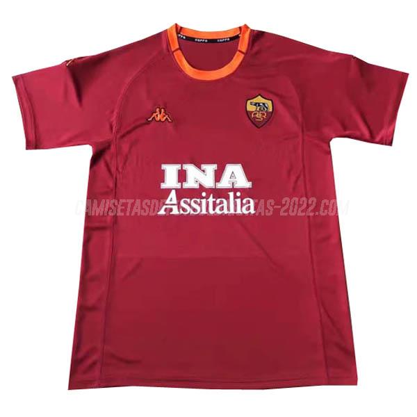 camiseta retro de la 1ª equipación roma 2000-2001