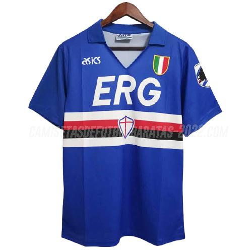 camiseta retro de la 1ª equipación sampdoria 1990-1991