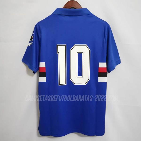  camiseta retro de la 1ª equipación sampdoria 1990-1991 