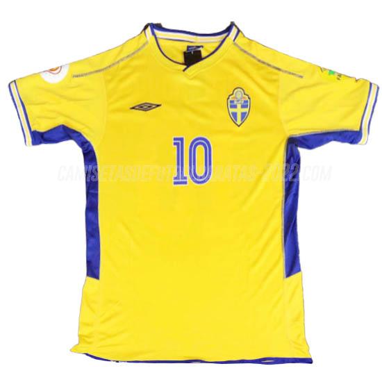 camiseta retro de la 1ª equipación suecia 2004