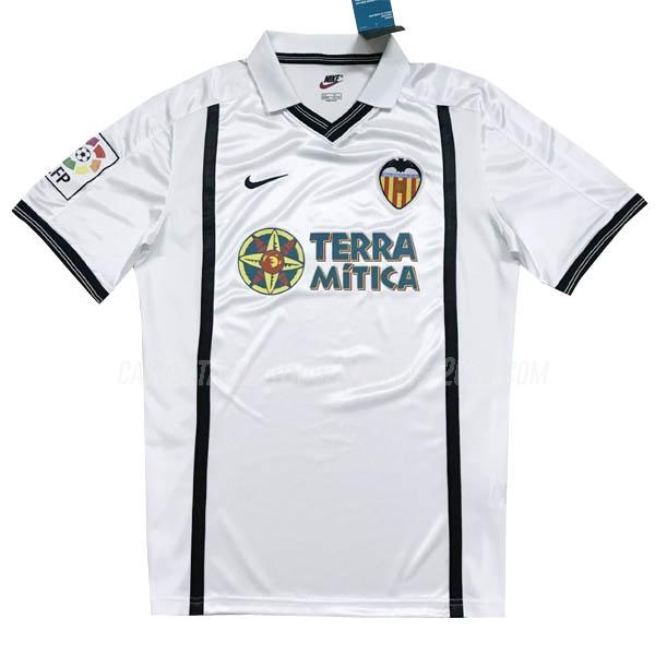 camiseta retro de la 1ª equipación valencia 2000-2001