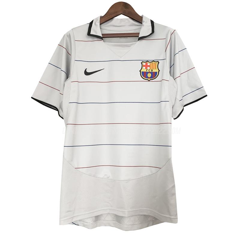 camiseta retro de la 2ª equipación barcelona 2003-2004