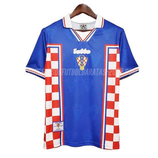 camiseta retro de la 2ª equipación croacia 1998