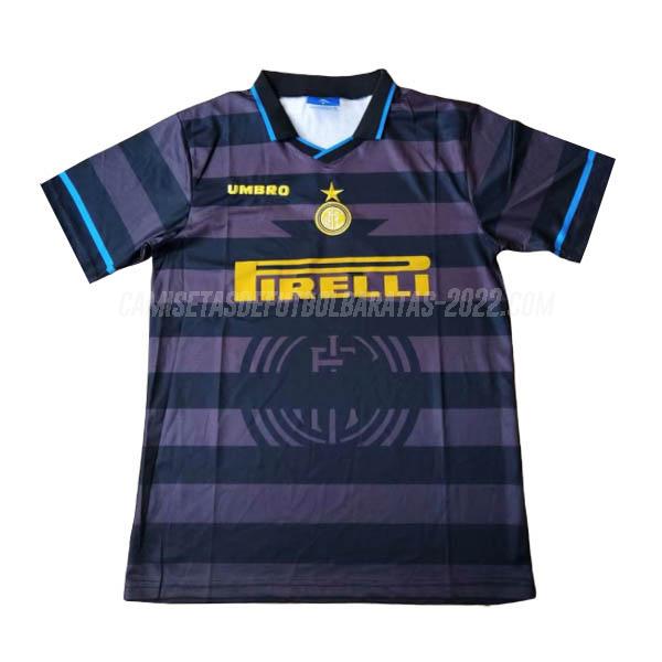 camiseta retro de la 2ª equipación inter milan 1997-1998
