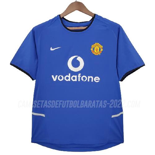 camiseta retro de la 2ª equipación manchester united 2002-2004
