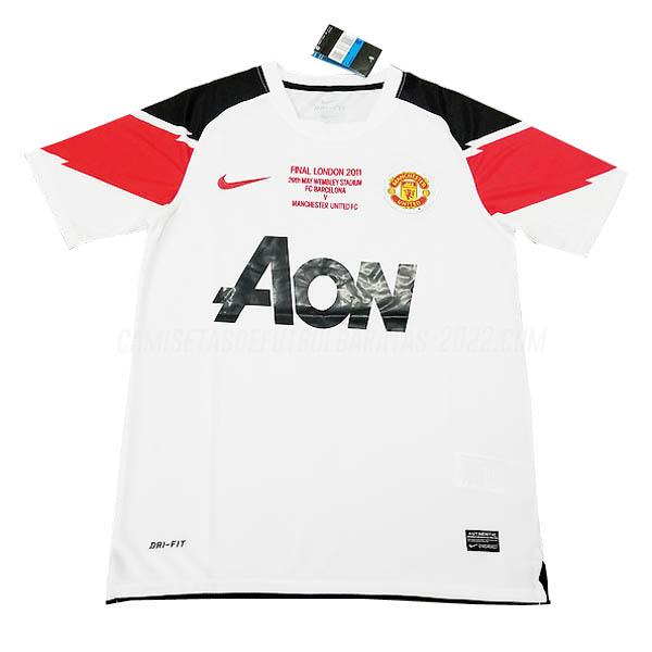 camiseta retro de la 2ª equipación manchester united 2010-2011