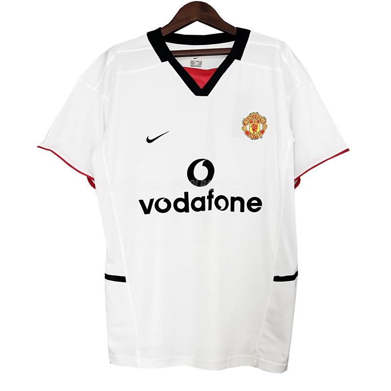camiseta retro de la 2ª equipación manchester united 2022-2003