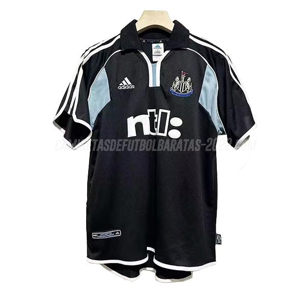 camiseta retro de la 2ª equipación newcastle united 2000-2001