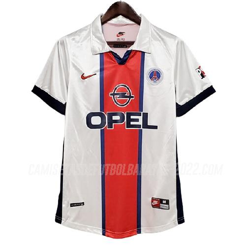 camiseta retro de la 2ª equipación paris saint-germain 1997-1998