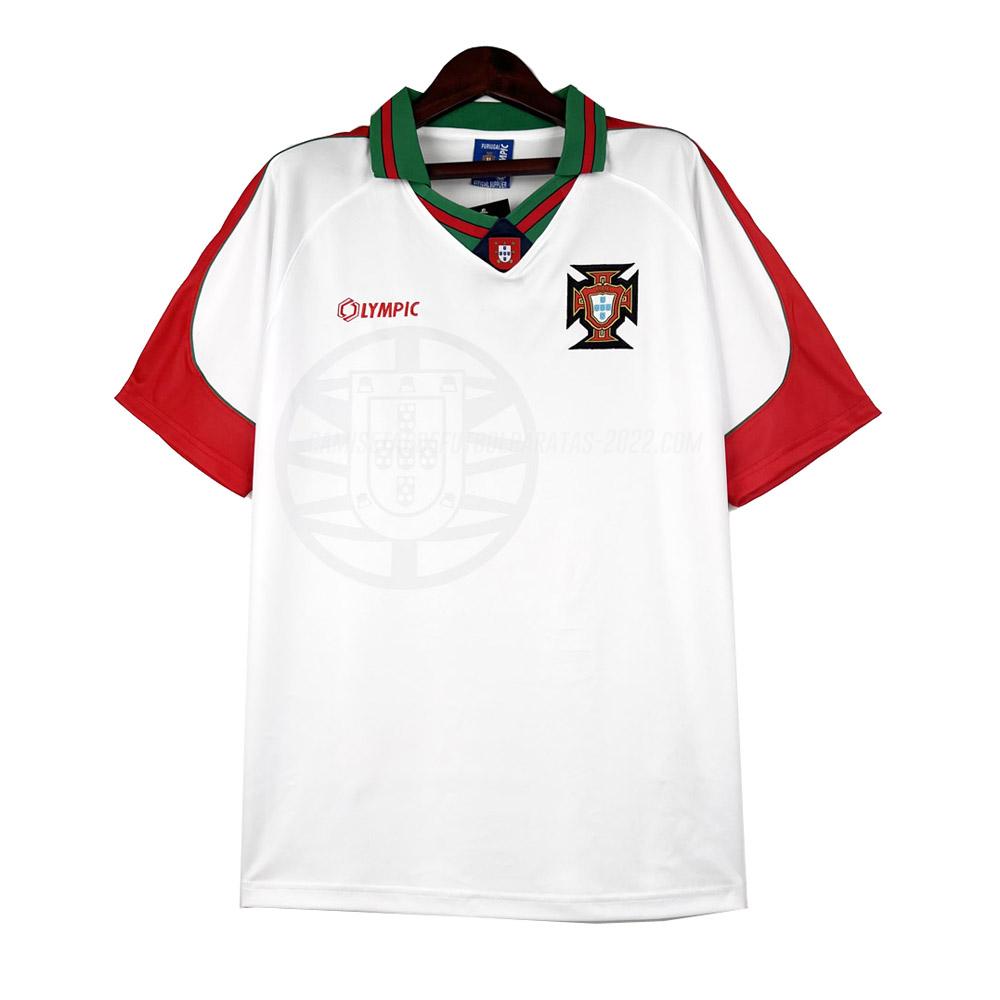 camiseta retro de la 2ª equipación portugal 1996