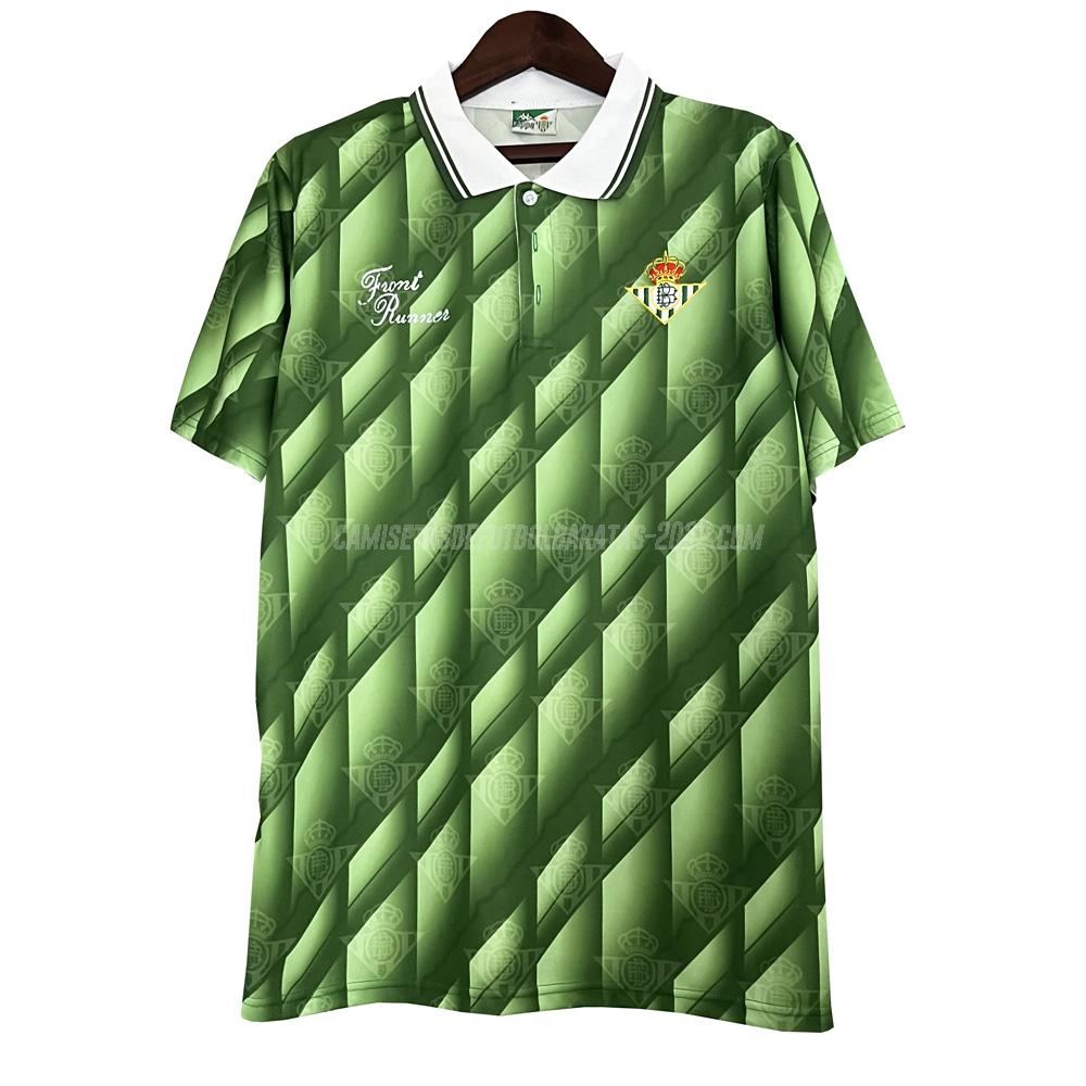 camiseta retro de la 2ª equipación real betis 1991-92