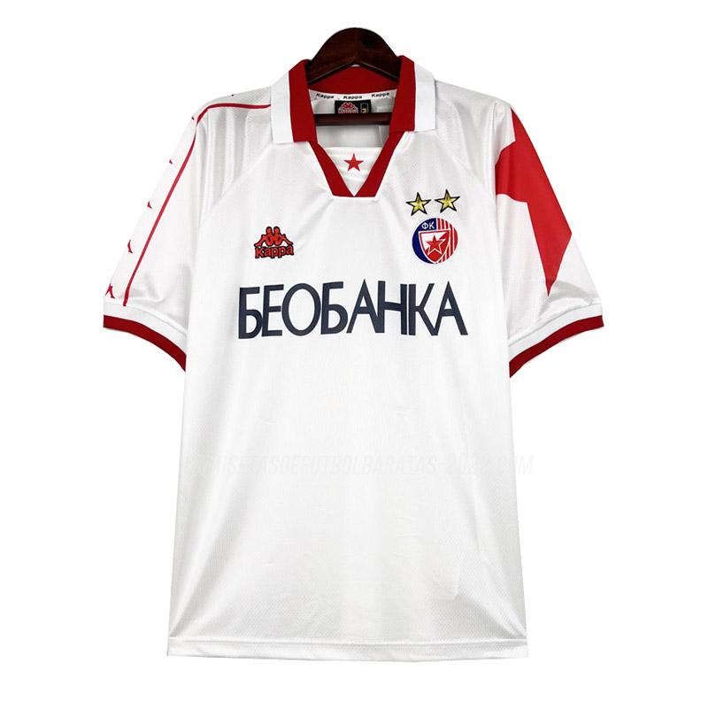camiseta retro de la 2ª equipación red star belgrade 1995-97