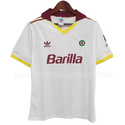 camiseta retro de la 2ª equipación roma 1990-92