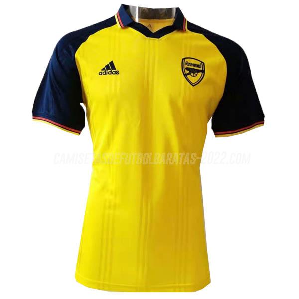 camiseta retro de la arsenal amarillo 2019-2020