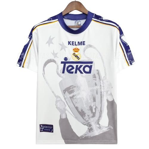 camiseta retro real madrid 7 campeón edición conmemorativa 1997-98