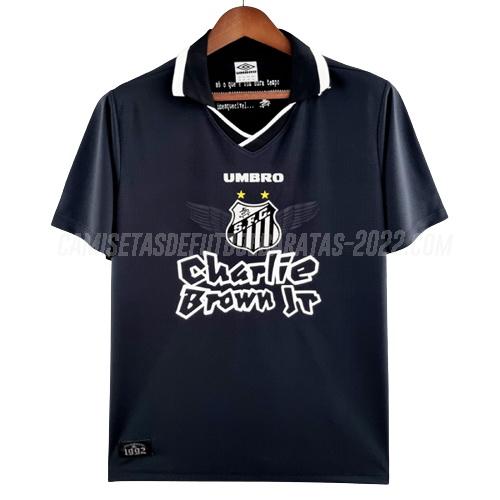 camiseta santos fc umbro days of glory negro 2022-23