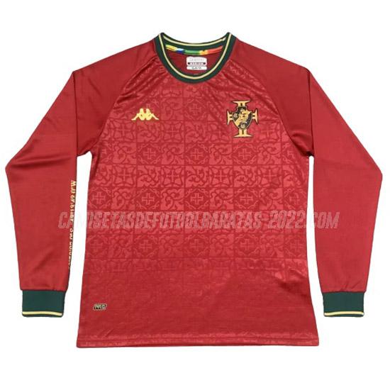camiseta vasco da gama manga larga portero rojo 2022-23