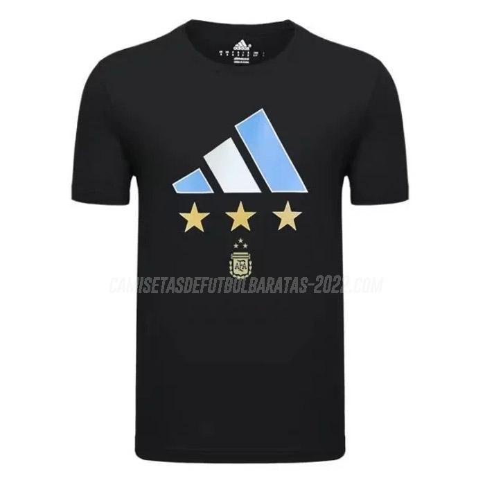 camisetas argentina 3 star negro 2022