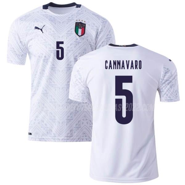 cannavaro camiseta de la 2ª equipación italia 2020-2021