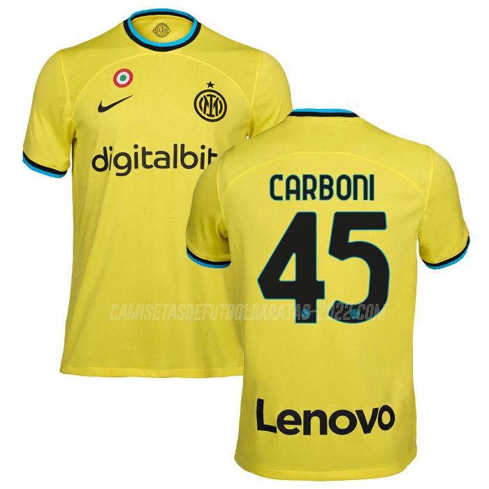 carboni camiseta 3ª equipación inter milan 2022-23