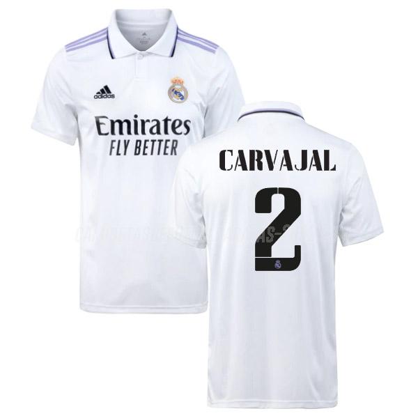 carvajal camiseta 1ª equipación real madrid 2022-23