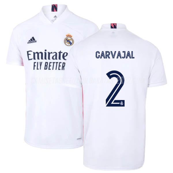 carvajal camiseta de la 1ª equipación real madrid 2020-21