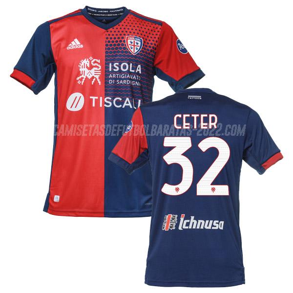 ceter camiseta de la 1ª equipación cagliari calcio 2021-22