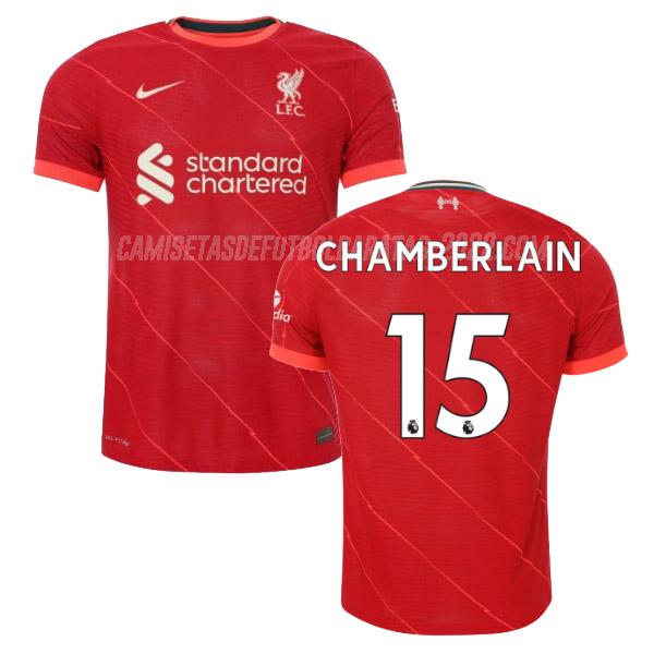 chamberlain camiseta de la 1ª equipación liverpool 2021-22