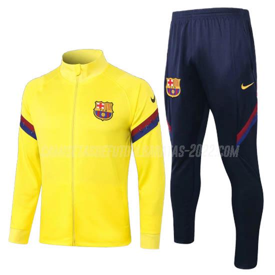chaqueta barcelona amarillo 2020-2021