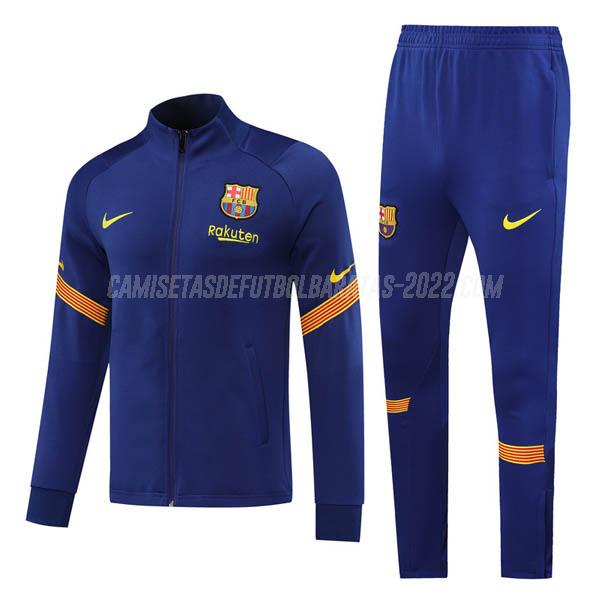 chaqueta barcelona azul 2020-2021