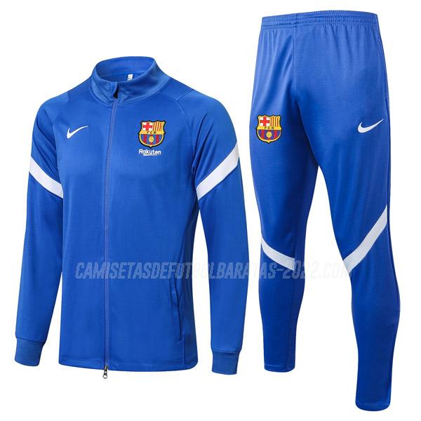 chaqueta barcelona fcb1 azul 2021-22