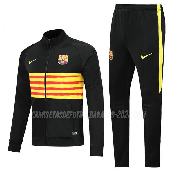 chaqueta barcelona negro amarillo 2019-2020