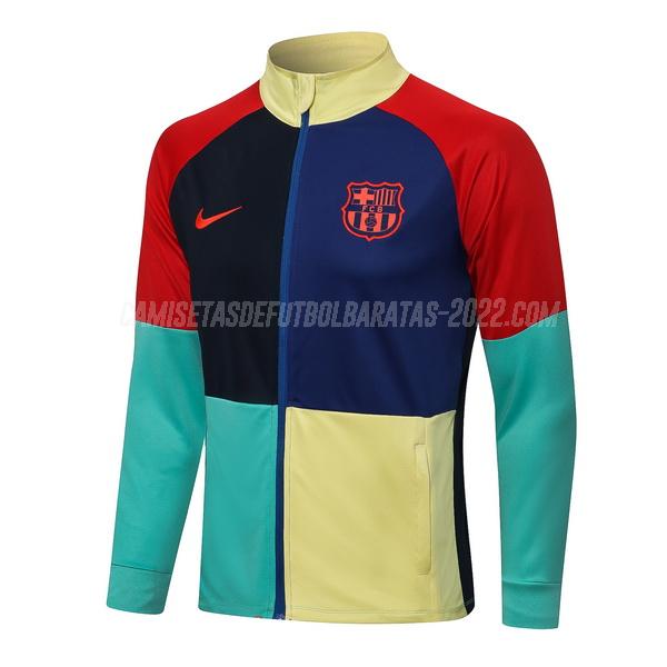chaqueta barcelona top multicolor 2021-22