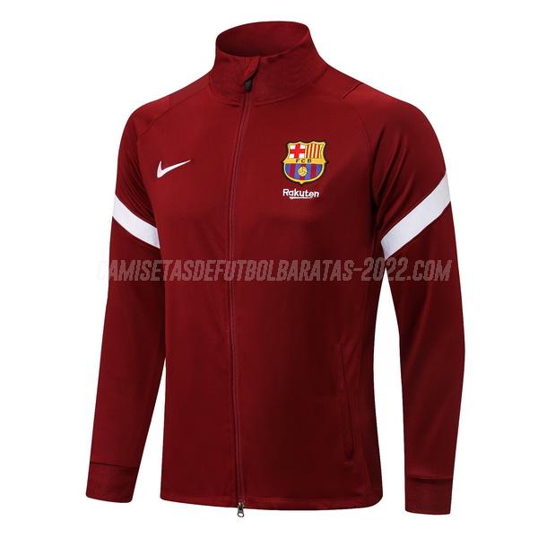 chaqueta barcelona top rojo 2021-22