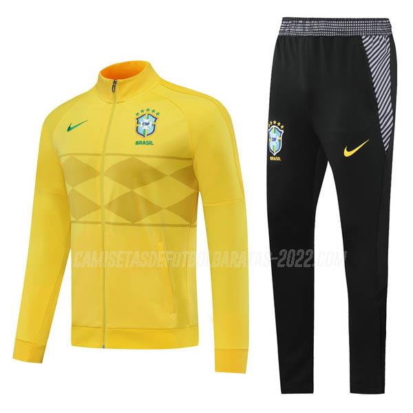 chaqueta brasil amarillo 2020-2021