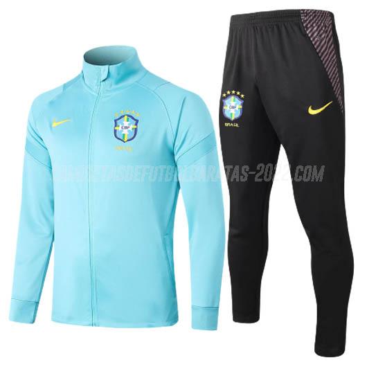chaqueta brasil azul claro 2020-21
