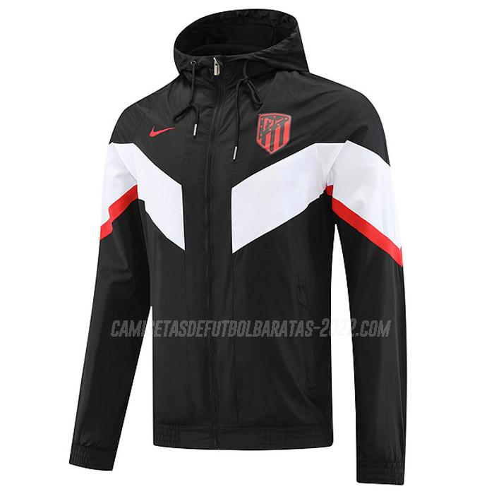 chaqueta de tormenta atlético de madrid 221212a1 negro 2023