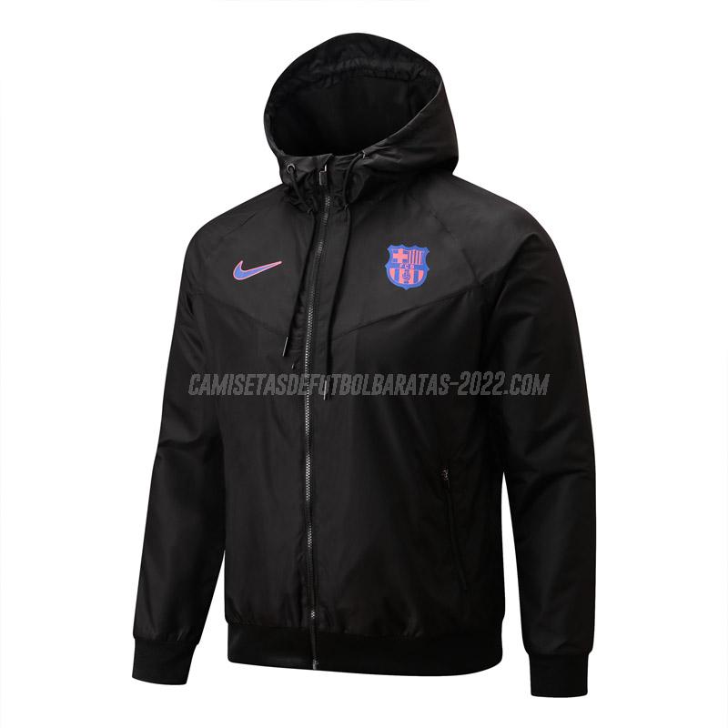 chaqueta de tormenta barcelona 22125a1 negro 2022-23