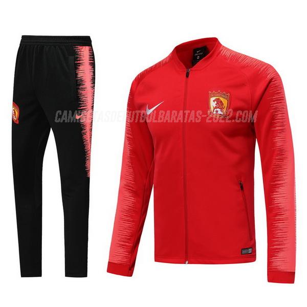 chaqueta guangzhou evergrande rojo 2019-2020