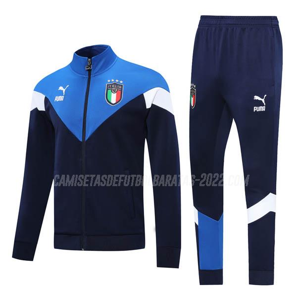 chaqueta italia azul oscuro 2020-21