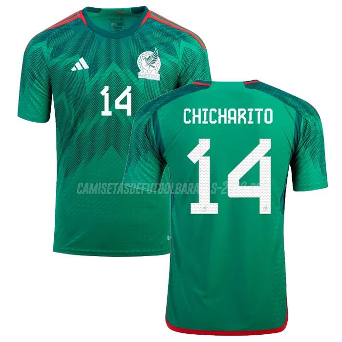 chicharito camiseta 1ª equipación méxico copa mundial 2022