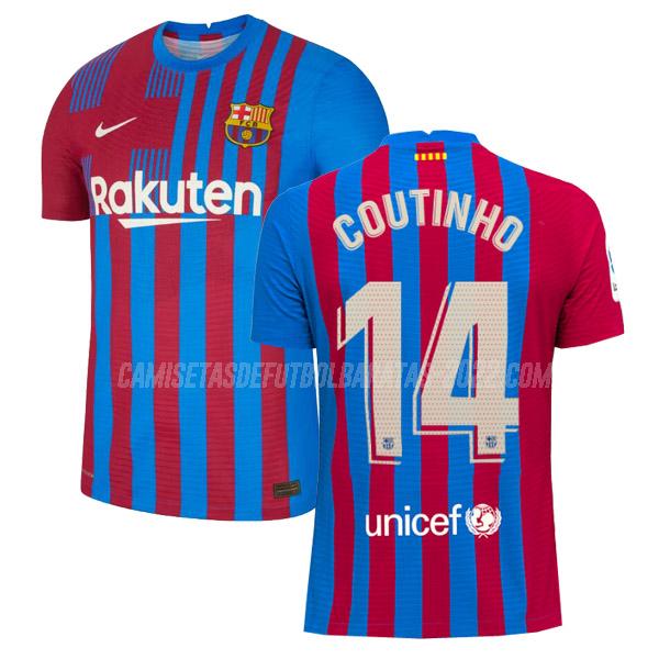coutinho camiseta 1ª equipación barcelona 2021-22
