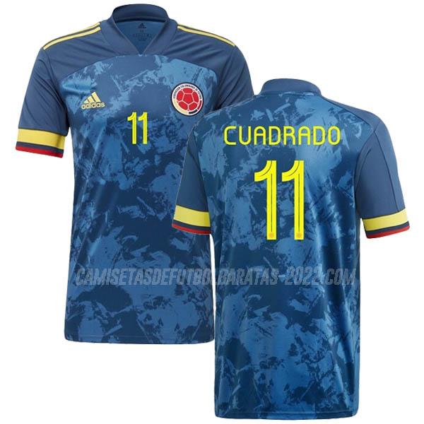 cuadrado camiseta de la 2ª equipación colombia 2020-2021